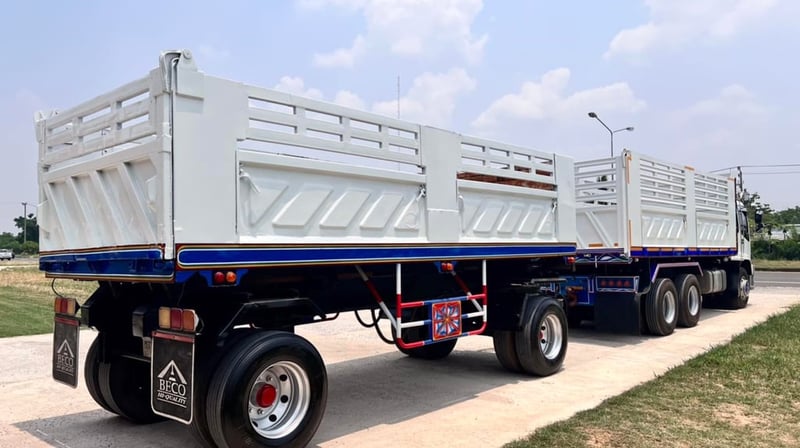 ขายรถดั้มพ่วงแม่ลูก เดก้า270 ยูโรทูปี48 รถสวยสภาพดีพร้อมใช้งาน