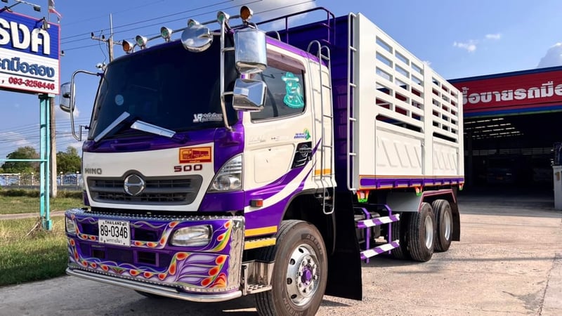 HINO MEGA 344แรง จัดไฟแนนซ์วันนี้ขับรถฟรีนาน2เดือน