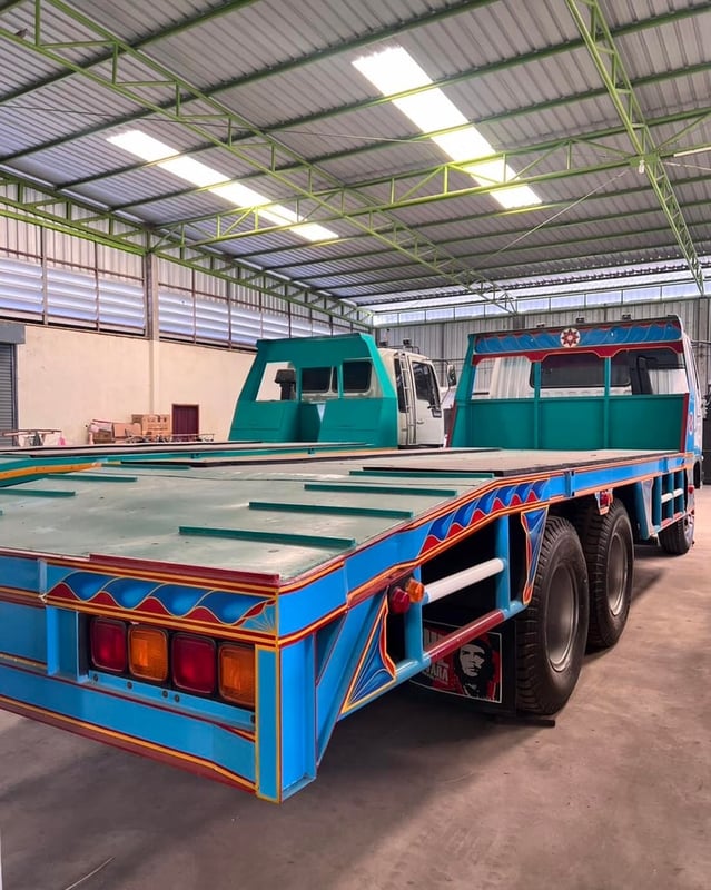 เทรลเลอร์2เพลา สภาพสวยพร้อมใช้งาน ขึ้นรถแบคโคใหญ่ได้สบาย 