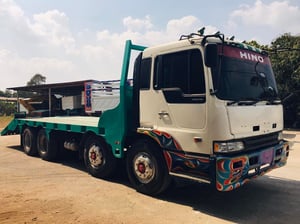 เทรลเลอร์12ล้อ 2เพลา 320แรง บรรทุกรถแบคโค สภาพสวยพร้อมใช้งาน เทรลเลอร์12ล้อ 2เพลา 320แรง บรรทุกรถแบคโค สภาพสวยพร้อมใช้งาน