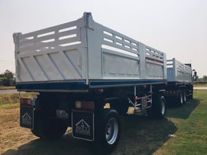 ขายรถดั้มพ่วงแม่ลูก HINO MEGA 320แรง