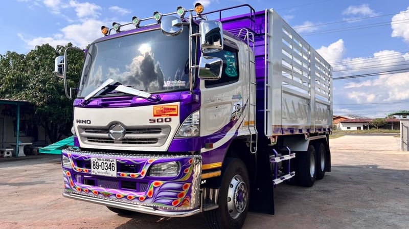 HINO MEGA 344HP รถสวยสภาพดีพร้อมใช้งาน