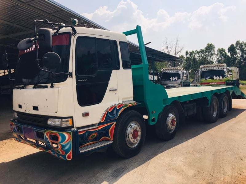 เทรลเลอร์12ล้อ 2เพลา 320แรง บรรทุกรถแบคโค สภาพสวยพร้อมใช้งาน เทรลเลอร์12ล้อ 2เพลา 320แรง บรรทุกรถแบคโค สภาพสวยพร้อมใช้งาน