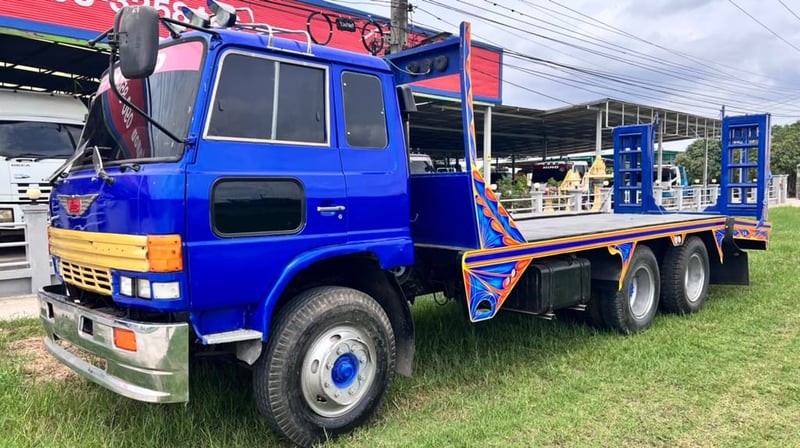 เทรลเลอร์ขึ้นรถเกี่ยวข้าว HINO F17 รถสวยสภาพพร้อมใช้งาน เทรลเลอร์ขึ้นรถเกี่ยวข้าว HINO F17 รถสวยสภาพพร้อมใช้งาน