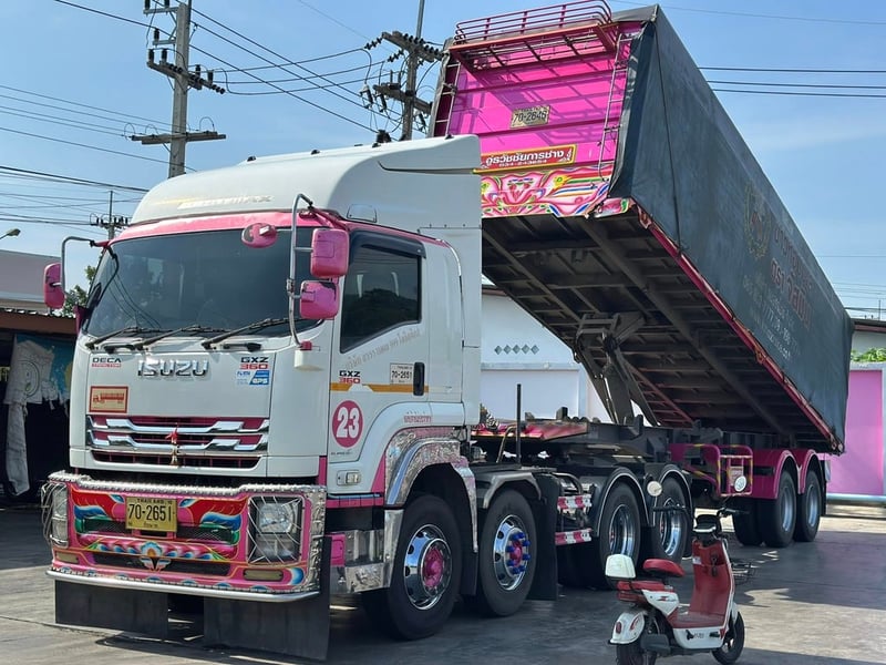 หัวลากพร้อมหางเซมิดั้ม อลูมิเนียมเกษตรอู่ธวัชชัย 9 เมตร ปี 61 พร้อมใช้ ราคา 2.28 ล้าน ดูรถนครปฐม 0925852277