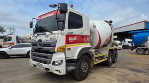 ฝากขาย รถโม่ปูน HINO 344 ปี 63  โม่ 7 คิว ไมล์หลักหมื่น มือเดียวออกป้ายแดง มือให้เลือกหลายคัน