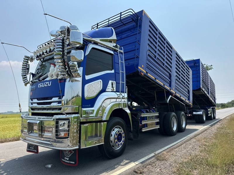 พ่วง FXZ360 ปี 66 ไมล์ 170,000 กม.ออกป้ายแดง กระบะดั้มเกษตร อู่ ฟินิกส์ น้ำหนักบรรทุก 30.5 ตัน ยางเต็ม พ่วง FXZ360 ปี 66 ไมล์ 170,000 กม.ออกป้ายแดง กระบะดั้มเกษตร อู่ ฟินิกส์ น้ำหนักบรรทุก 30.5 ตัน ยางเต็ม