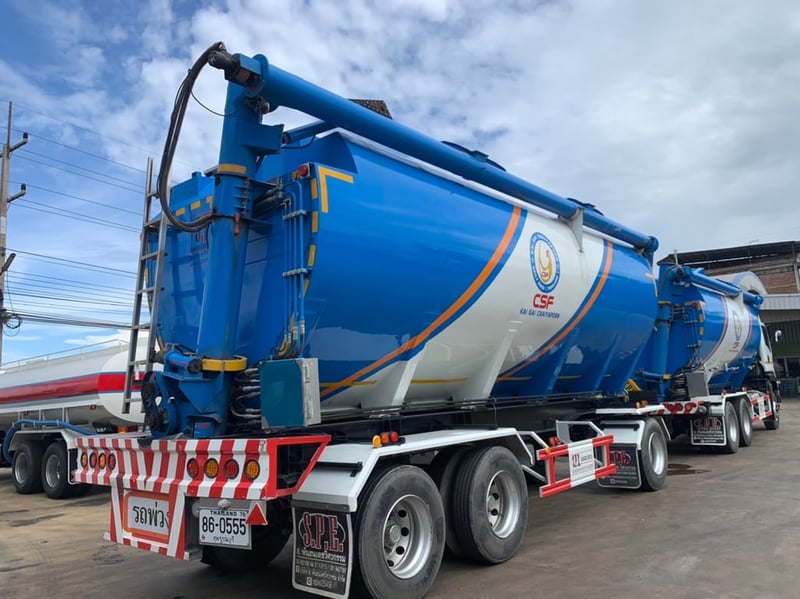 ฝากขาย รถพ่วงเบาท์อาหารสัตว์ FXZ360 ปี 64 ไมล์ 140,000 กม.ต่อ อู่ ส พันธเดช ต่อเบา ใส่ของได้ 34 ตันออกป้ายแดง ราคา 3.55 ล้าน จัดไฟแนนซ์ได้ 3 ล้าน สนใจ 0925852277