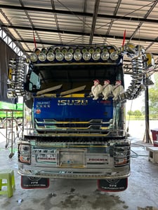 พ่วง FXZ360 ปี 66 ไมล์ 170,000 กม.ออกป้ายแดง กระบะดั้มเกษตร . น้ำหนักบรรทุก 30.5 ตัน ยางเต็มทุกเส้น 