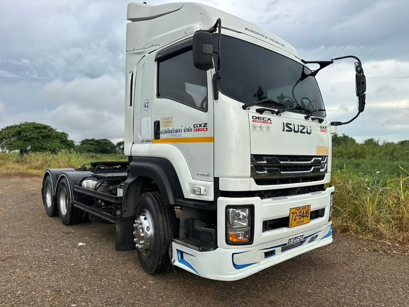 ISUZU GXZ360 หัวลาก ปี 65 ไฟหน้าตัวใหม่ MT ไมล์น้อย 270,000 กม. มือเดียวออกป้ายแดง เจ้าของขายเอง  0925852277 ท่าวุ้ง ลพบุรี