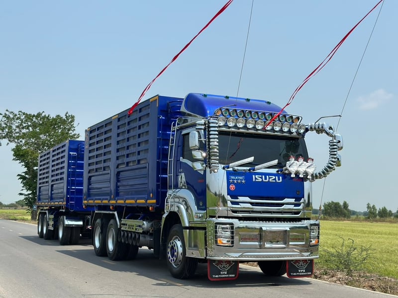 พ่วง FXZ360 ปี 66 ไมล์ 170,000 กม.ออกป้ายแดง กระบะดั้มเกษตร อู่ ฟินิกส์ น้ำหนักบรรทุก 30.5 ตัน ยางเต็ม พ่วง FXZ360 ปี 66 ไมล์ 170,000 กม.ออกป้ายแดง กระบะดั้มเกษตร อู่ ฟินิกส์ น้ำหนักบรรทุก 30.5 ตัน ยางเต็ม