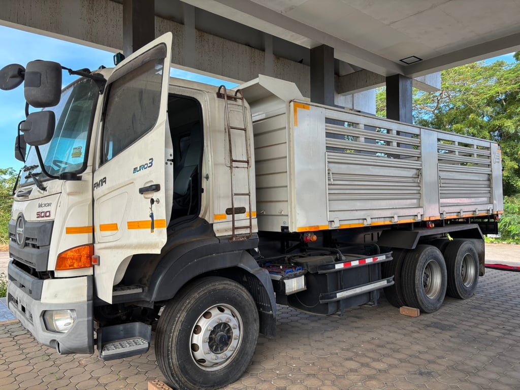 ขายรถโซว์ HINO FM1A 344 แรง ยังไม่จดทะเบียน (จุดแจ้งจำหน่าย)  กระบะดั้มสามมิตร สภาพใหม่ป้ายแดง ยังไม่เคยใช้งาน ใช้โชว์ตามโชว์รูมฮีโนอย่างเดียว ไมล์ 1,102 กม.