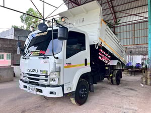 ISUZU FRR 190แรงม้า รถบรรทุก 6ล้อ ดั้มพ์ จดทะเบียนปี2025 เลขไมล์น้อยกว่า 100,000 กม.