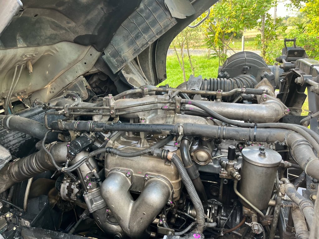 ISUZU FXZ 360แรงม้า รถบรรทุก 10ล้อ พ่วงแม่ลูก ปี2014