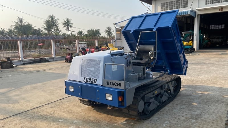 🇯🇵 🚜รถดัมเปอร์ตีนยาง HITACHI CG25D ทำสีใหม่ มือสองญี่ปุ่น 🇯🇵🚜