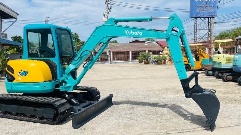 🇯🇵🚜รถขุด Kubota U40-3 มีหัวเก๋ง มือสองนำเข้าจากญี่ปุ่น ตรวจเช็คสภาพ พร้อมใช้งาน🚜🇯🇵