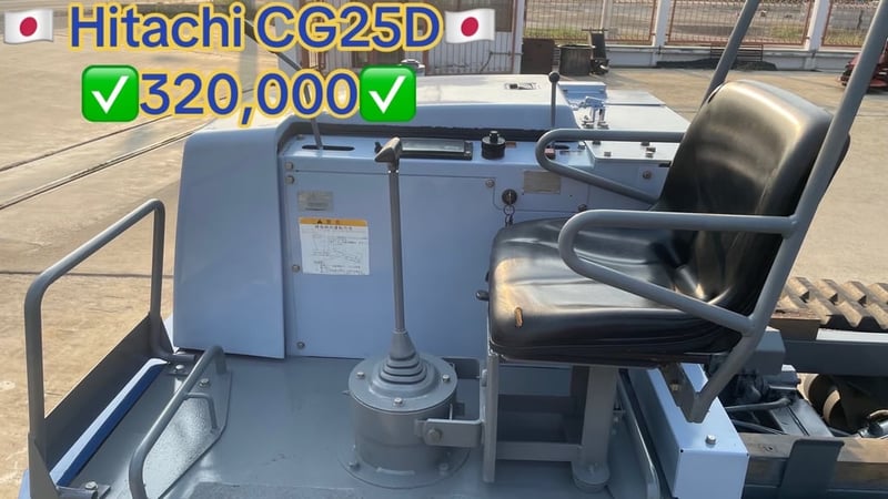 🇯🇵 🚜รถดัมเปอร์ตีนยาง HITACHI CG25D ทำสีใหม่ มือสองญี่ปุ่น 🇯🇵🚜