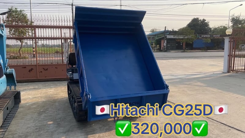 🇯🇵 🚜รถดัมเปอร์ตีนยาง HITACHI CG25D ทำสีใหม่ มือสองญี่ปุ่น 🇯🇵🚜