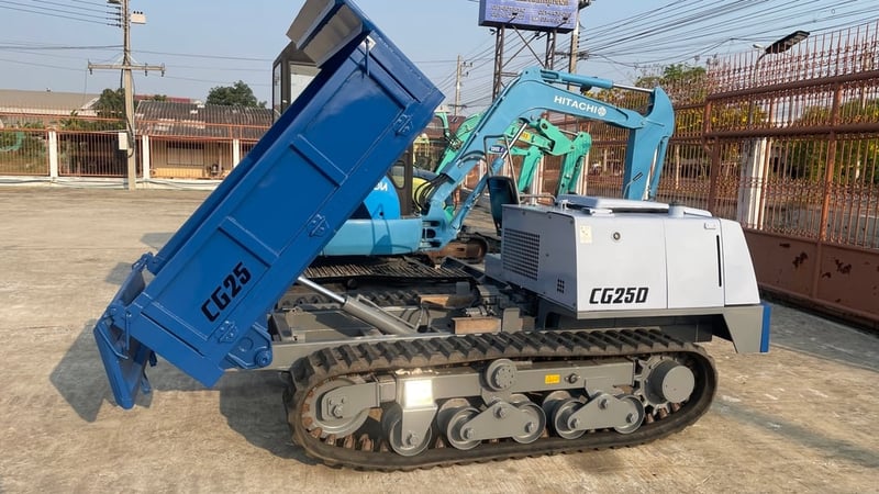 🇯🇵 🚜รถดัมเปอร์ตีนยาง HITACHI CG25D ทำสีใหม่ มือสองญี่ปุ่น 🇯🇵🚜