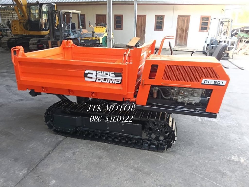 🇯🇵 🚜รถดัมเปอร์ตีนตะขาบ KUBOTA RC-20T (3 Side Dump) 3 ทิศทาง มือสองญี่ปุ่น 🇯🇵🚜