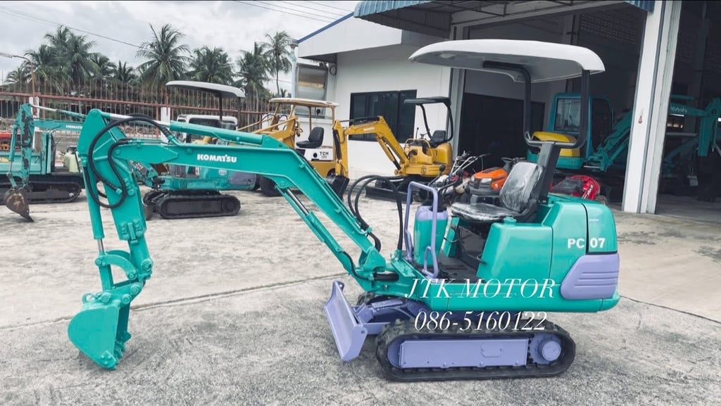 🇯🇵🚜 รถขุดเล็ก Komatsu PC07 มือสองนำเข้าจากญี่ปุ่น ทำสีใหม่ ตรวจเช็คสภาพ พร้อมใช้งาน🇯🇵🚜 🇯🇵🚜 รถขุดเล็ก Komatsu PC07 มือสองนำเข้าจากญี่ปุ่น ทำสีใหม่ ตรวจเช็คสภาพ พร้อมใช้งาน🇯🇵🚜