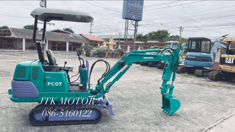 🇯🇵🚜 รถขุดเล็ก Komatsu PC07 มือสองนำเข้าจากญี่ปุ่น ทำสีใหม่ ตรวจเช็คสภาพ พร้อมใช้งาน🇯🇵🚜