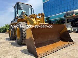 ขาย รถตักล้อยาง เอวอ่อน มือสองญี่ปุ่น CAT 910G-2 🇯🇵 ขนาดเทียบเท่า WA100 บุ้งกี๋ 1.5 คิว รถไม่เคยใช้งานในไทย ☎ 065-88-444-00 ครีม | Line id: @sangenjp | www.nmcjapan.com