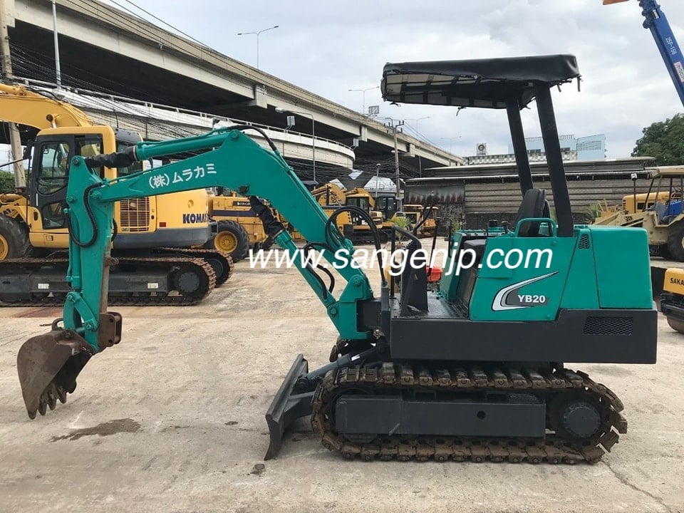 ขาย รถขุด มือสองจากญี่ปุ่น🇯🇵 ขนาด 2 ตัน YANMAR YB20 ขนาดเทียบเท่า PC20 ☎ 065-88-444-00 | Line id: @sangenjp | www.nmcjapan.com