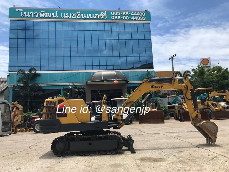 ขาย รถแบคโครจิ๋ว ขึ้นรถกระบะได้ YANMAR B12 🇯🇵 รถมือสองญี่ปุ่น ไม่เคยใช้งานในไทย ☎ ครีม 065-88-444-00 | Line id: @sangenjp | www.nmcjapan.com