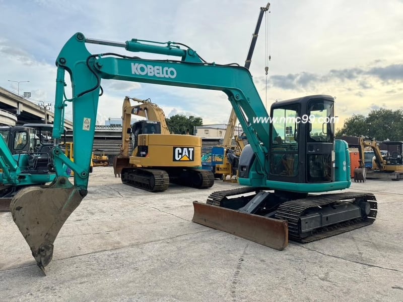 ขาย รถแบ็คโฮ มือสองญี่ปุ่น KOBELCO SK75 มีไลน์แย๊ก 🇯🇵 รถไม่เคยใช้งานในไทย ☎ ครีม 065-88-444-00 | Line id: @sangenjp | www.nmcjapan.com