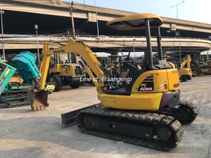 ขาย รถแม็คโคร มือสองญี่ปุ่น KOMATSU PC40MR-3 🇯🇵 รถไม่เคยใช้งานในไทย ☎ ครีม 065-88-444-00 | Line id: @sangenjp | www.sangenjp.com