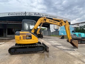ขาย รถขุด ขนาด 5 ตัน มือสองญี่ปุ่น KOMATSU PC50UU-2 🇯🇵 รถไม่เคยใช้งานในไทย ☎ เอิร์ธ 089-005-0007, 065-88-444-00 | Line id: @sangenjp | www.sangenjp.com