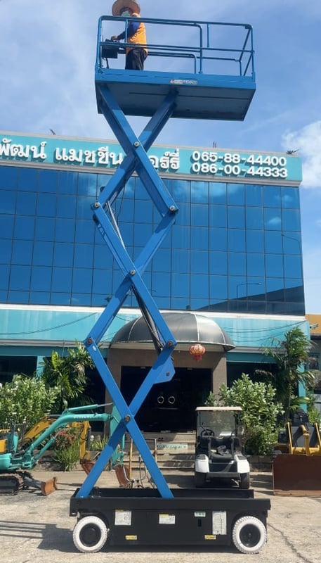 ขาย X-LIFT รถลิฟ รถกระเช้า มือสองจากญี่ปุ่น ยกสูง 6 เมตร AICHI SV06B 🇯🇵 ไม่เคยใช้งานในไทย ☎ ครีม 065-88-444-00 | Line id: @sangenjp | www.sangenjp.com