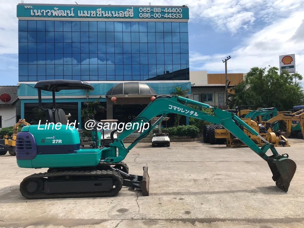 ขาย รถแบ็คโฮ ขนาด 3 ตัน KOMATSU มือสองจากญี่ปุ่น 🇯🇵 รถไม่เคยใช้งานในไทย PC27R-8 ☎ ครีม 065-88-444-00 | Line id: @sangenjp | www.sangenjp.com