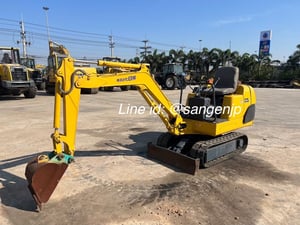 ขาย รถแบ็คโครจิ๋ว มือสองญี่ปุ่น KOMATSU PC05-7 ขนาดขึ้นรถกระบะได้ 🇯🇵 รถไม่เคยใช้งานในไทย ☎ เอิร์ธ 089-005-0007, 065-88-444-00 | Line id: @sangenjp | www.sangenjp.com