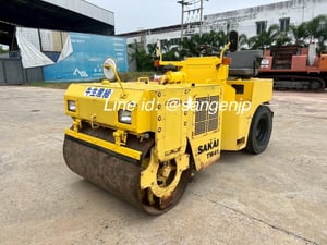 ขาย รถบด ขนาด 4 ตัน SAKAI TW41 มือสองจากญี่ปุ่น 🇯🇵 รถไม่เคยใช้งานในไทย ☎ เอิร์ธ 089-005-0007, 065-88-444-00 | Line id: @sangenjp | www.sangenjp.com