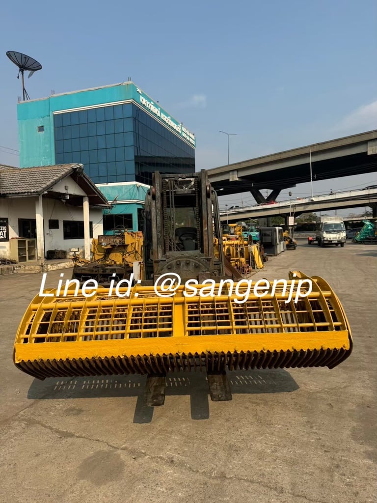 ขาย หัวคีบรถตัก มือสองญี่ปุ่น ใส่ รถตัก WA150 🇯🇵 ไม่เคยใช้งานในไทย ☎ ครีม 065-88-444-00 | Line id: @sangenjp | www.nmcjapan.com