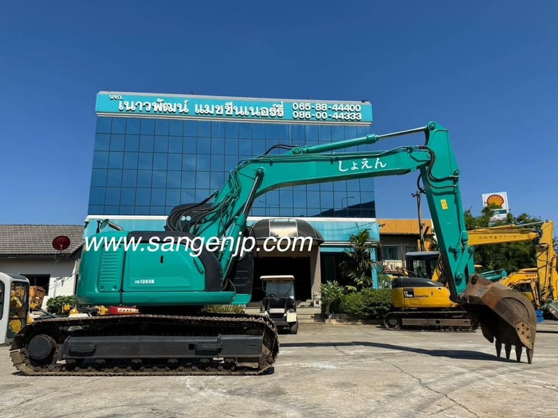 ขาย รถแมคโคร มือสองจากญี่ปุ่น 🇯🇵 KOBELCO SK135SR ***พร้อมไลน์แย็ก*** รถไม่เคยใช้งานในไทย ☎ ครีม 065-88-444-00 | Line id: @sangenjp | www.sangenjp.com