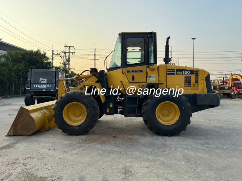 ขาย รถตักล้อยาง มือสองญี่ปุ่น 🇯🇵 KOMATSU WA150-5 รถไม่เคยใช้งานในไทย ☎ เอิร์ธ 089-005-0007, 065-88-444-00 | Line id: @sangenjp | www.sangenjp.com ขาย รถตักล้อยาง มือสองญี่ปุ่น 🇯🇵 KOMATSU WA150-5 รถไม่เคยใช้งานในไทย ☎ เอิร์ธ 089-005-0007, 065-88-444-00 | Line id: @sangenjp | www.sangenjp.com
