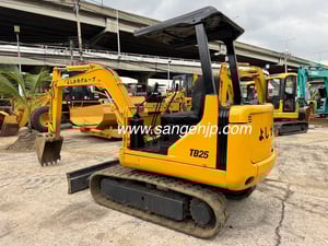 ขาย รถขุด ขนาด 2.5 ตัน มือสองจากญี่ปุ่น🇯🇵 TB025 ขนาดเทียบเท่า PC25 รถไม่เคยใช้งานในไทย ☎ ครีม 065-88-444-00 | Line id: @sangenjp | www.nmcjapan.com