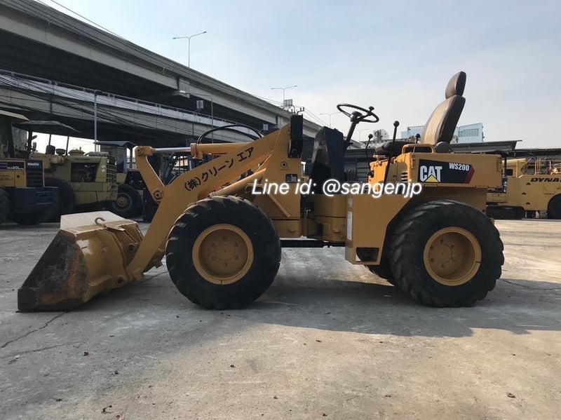 ขาย รถตัก เอวอ่อน ปุ้งกี๋ขนาด 1 คิว 🇯🇵 มือสองจากญี่ปุ่น ไม่เคยใช้งานในไทย รุ่น WS200 ☎ ครีม 065-88-444-00 | Line id: @sangenjp | www.sangenjp.com