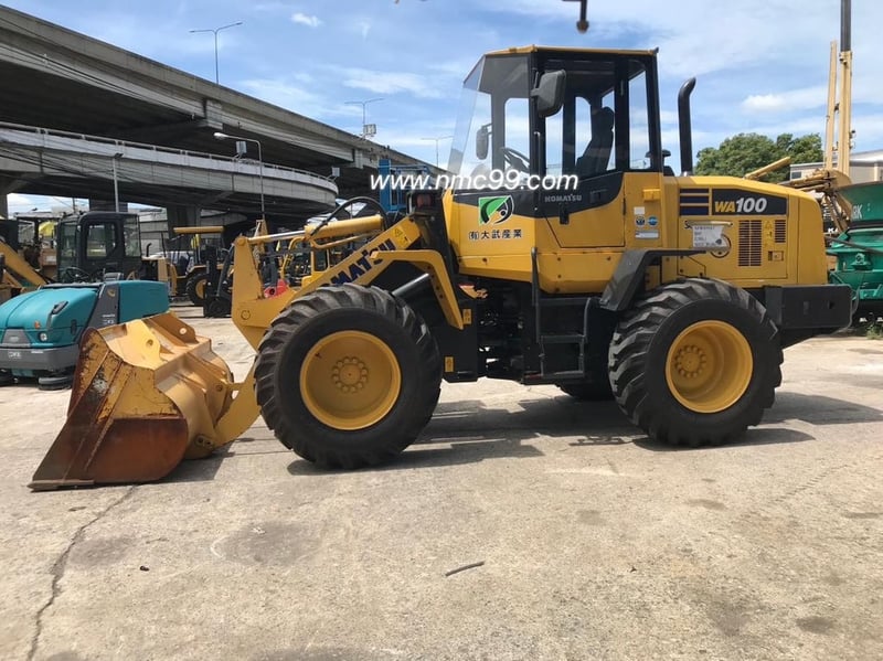 ขาย รถตัก รุ่นใหม่ 1.5 คิว มือสองญี่ปุ่น 🇯🇵 KOMATSU WA100-7 รถไม่เคยใช้งานในไทย ☎ ครีม 065-88-444-00 | Line id: @sangenjp | www.sangenjp.com