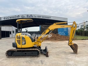 ขาย รถแมคโคร มือสองญี่ปุ่น 🇯🇵 KOMATSU PC35MR-2 รถไม่เคยใช้งานในไทย ☎ เอิร์ธ 089-005-0007, 065-88-444-00 | Line id: @sangenjp | www.sangenjp.com
