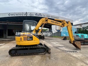 ขาย รถขุด ขนาด 5 ตัน มือสองญี่ปุ่น KOMATSU PC50UU-2 🇯🇵 รถไม่เคยใช้งานในไทย ☎ เอิร์ธ 089-005-0007, 065-88-444-00 | Line id: @sangenjp | www.sangenjp.com