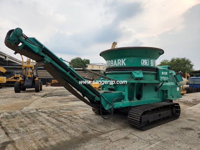 ขาย รถโม่บดไม้ โมบาย เครื่องย่อยไม้ มือสองญี่ปุ่น MOBARK 950 🇯🇵 รถไม่เคยใช้งานในไทย MOBILE WOOD CRUSHER ☎ ครีม 065-88-444-00 | Line id: @sangenjp | www.nmcjapan.com