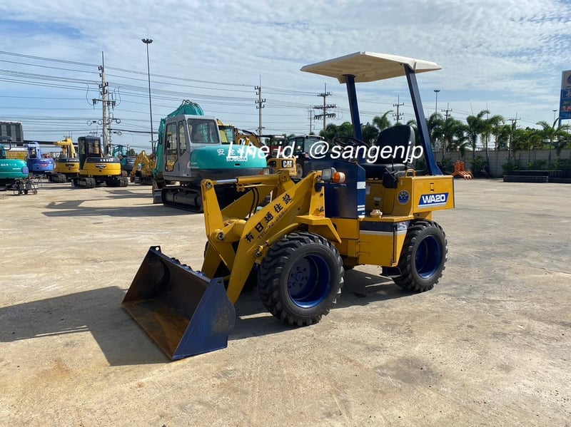 ขาย รถตัก เอวอ่อน มือสองญี่ปุ่น KOMATSU WA20-1 🇯🇵 รถไม่เคยใช้งานในไทย ☎ เอิร์ธ 089-005-0007, 065-88-444-00 | Line id: @sangenjp | www.sangenjp.com