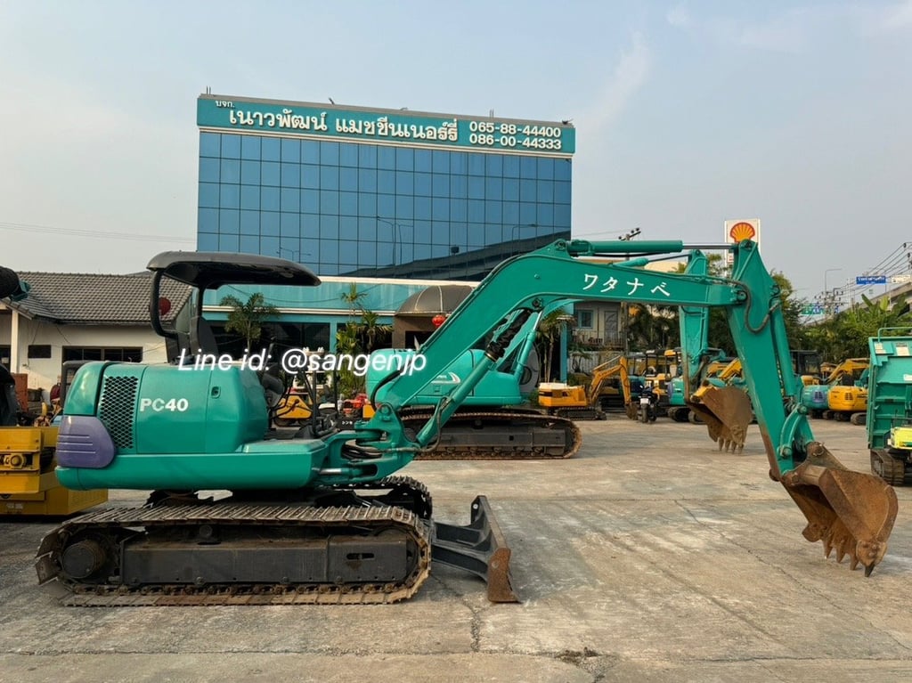 ขาย รถแม็คโคร ขนาด 4 ตัน มือสองญี่ปุ่น 🇯🇵 KOMATSU PC40-7 รถไม่เคยใช้งานในไทย ☎ ครีม 065-88-444-00 | Line id: @sangenjp | www.nmcjapan.com