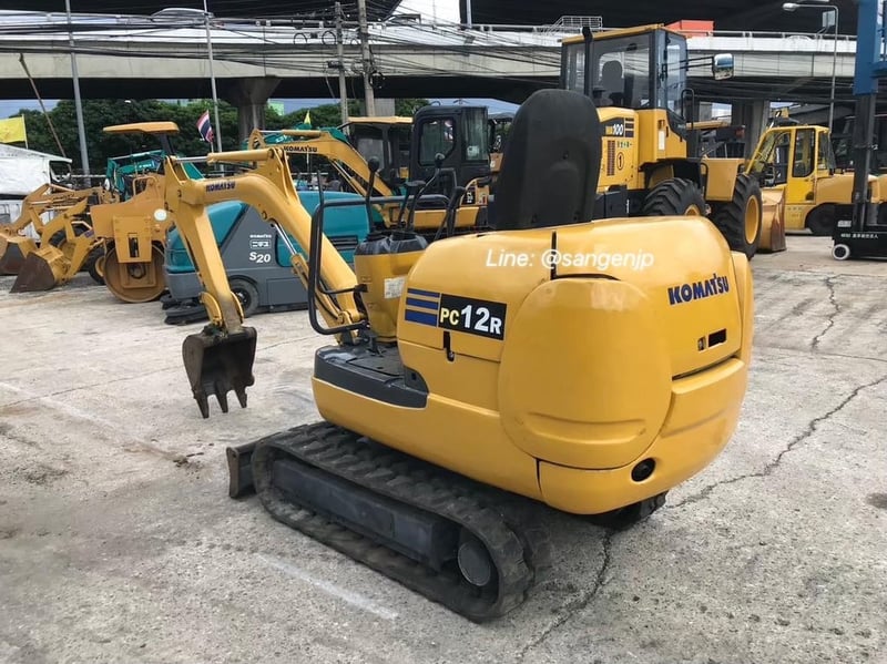 ขาย รถแบ็คโครจิ๋ว มือสองญี่ปุ่น KOMATSU PC12 รุ่น PC12R-8 ขนาดขึ้นรถกระบะได้ 🇯🇵 รถไม่เคยใช้งานในไทย ☎ ครีม 065-88-444-00 | Line id: @sangenjp | www.sangenjp.com