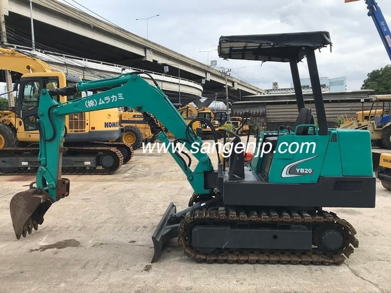 ขาย รถแมคโคร ขนาด 2 ตัน มือสองจากญี่ปุ่น🇯🇵 YANMAR YB20 ขนาดเทียบเท่า PC20 ☎ ครีม 065-88-444-00 | Line id: @sangenjp | www.sangenjp.com