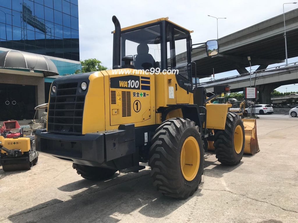 ขาย รถตัก รุ่นใหม่ 1.5 คิว มือสองญี่ปุ่น 🇯🇵 KOMATSU WA100-7 รถไม่เคยใช้งานในไทย ☎ ครีม 065-88-444-00 | Line id: @sangenjp | www.nmcjapan.com ขาย รถตัก รุ่นใหม่ 1.5 คิว มือสองญี่ปุ่น 🇯🇵 KOMATSU WA100-7 รถไม่เคยใช้งานในไทย ☎ ครีม 065-88-444-00 | Line id: @sangenjp | www.nmcjapan.com